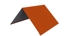 Конёк простой 150x150x2000 мм, 2004 оранжевый глянцевый