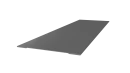 Планка стыковочная 60x2000 мм, 7037 пыльно-серый глянцевый