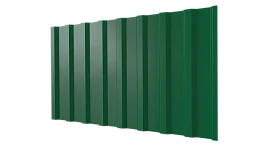 Профнастил С20B 1150/1100x0,65 мм, 6029 мятно-зеленый глянцевый