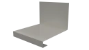 Планка примыкания нижняя к трубе фальц 140x200 мм, 9002 светло-серый глянцевый