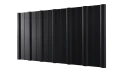 Профнастил НС16 1150/1100x0,45 мм, 9005 черный янтарь глянцевый