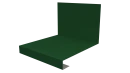Планка примыкания нижняя к трубе фальц 140x200 мм, 6002 лиственно-зеленый глянцевый