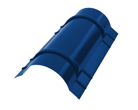 Конёк круглый R110x2000 мм, 5005 сигнальный синий глянцевый