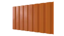 Профнастил С20A 1150/1100x0,5 мм, 2011 насыщенный оранжевый глянцевый