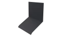 Планка примыкания верхняя к стене фальц 150x130x20 мм, 7024 графитовый серый матовый