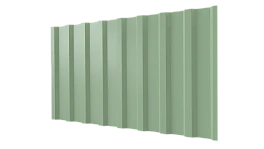 Профнастил С20B 1150/1100x0,65 мм, 6019 бело-зеленый глянцевый