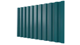 Профнастил С21 1051/1000x0,5 мм, 5021 водная синь глянцевый