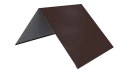 Конёк простой 190x190x2000 мм, 8017 шоколадно-коричневый PUR Pruf
