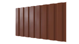 Профнастил С20A 1150/1100x0,65 мм, 8004 медно-коричневый глянцевый