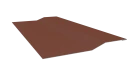 Планка крепёжная фальц 50x17x29 мм, 0,45 8004 медно-коричневый