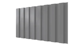 Профнастил С20A 1150/1100x0,65 мм, 9006 бело-алюминиевый глянцевый