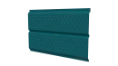 Софит Л-брус перфорированный 264/241x0,45 мм, 5021 водная синь глянцевый