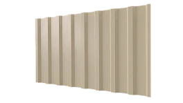 Профнастил С20B 1150/1100x0,65 мм, 1015 св. слоновая кость глянцевый