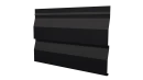 Корабельная доска 267/236x0,5 мм, 9005 черный янтарь матовый