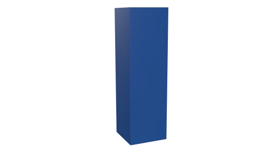 Декоративная накладка угловая 20x60x60x20 мм, 5005 сигнальный синий глянцевый