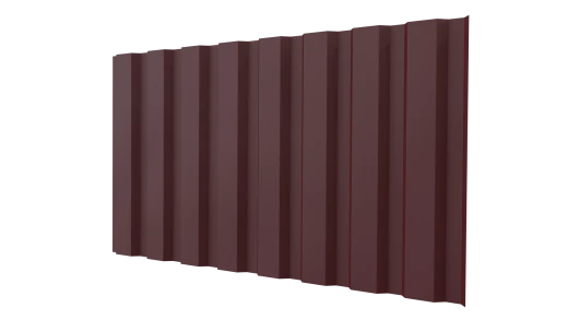 Профнастил С20A 1150/1100x0,5 мм, 3005 винно-красный матовый