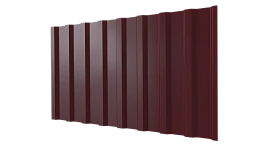 Профнастил С20B 1150/1100x0,65 мм, 3005 винно-красный глянцевый